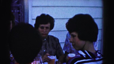 1962: ladies enjoying an outdoor picnic together at the table HAGERSTOWN