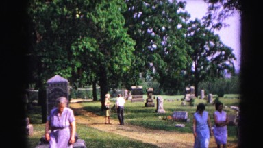 1962: a park scene is seen with beautiful flowers and grass area HAGERSTOWN