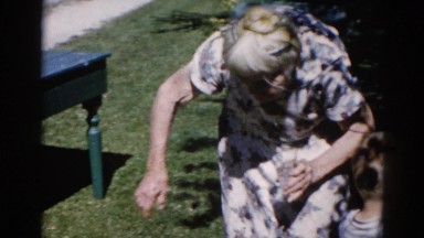1962: a grandmother is seen with a child CHICAGOLAND AREA