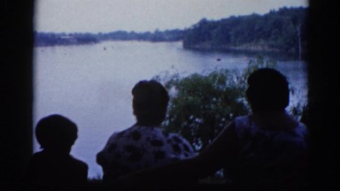 1962: family gathering at the lake. CHICAGOLAND AREA