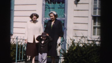 1956: Dressed Up Family Taking a Walk in Madison, Wisconsin