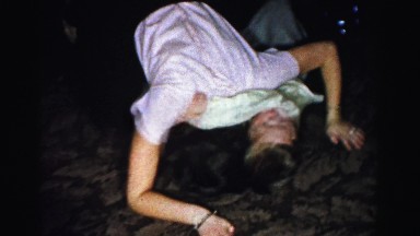 1956: fight with a mother and her small kid is always very interesting to watch