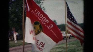 1966: flags are seen HAGERSTOWN, MARYLAND