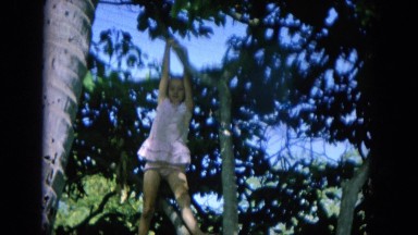 1964: a beautiful day for friends to play in the trees. HAWAII