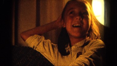 1964: Beautiful Girl Singing Song with Father and Dog in Hawaii