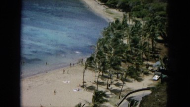 1964: a beach scene is seen HAWAII