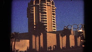 1966: a tall building is seen BARSTOW, CALIFORNIA