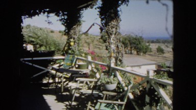 1966: beach front patio CATALINA, CALIFORNIA