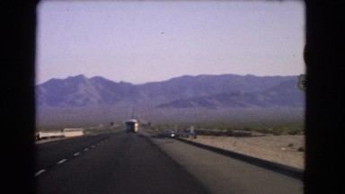 1966: a mountain area is seen traveling by road CATALINA, CALIFORNIA