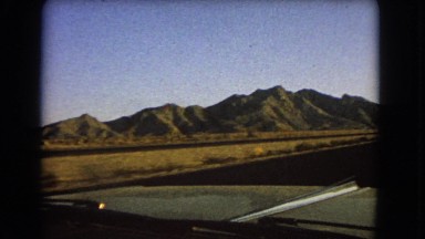 1966: a mountain area is seen traveling by road CATALINA, CALIFORNIA