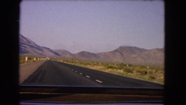1966: a mountain area is seen traveling by road CATALINA, CALIFORNIA