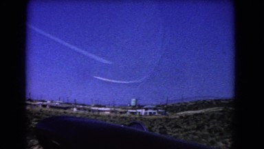 1966: a view from an aircraft is seen CATALINA, CALIFORNIA