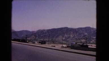 1966: footage of train while driving parallel in the opposite direction.