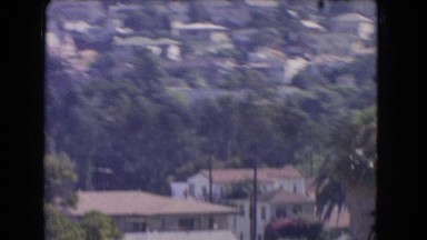 1966: a residential area is seen CATALINA, CALIFORNIA
