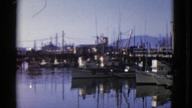 1952: a boat is seen SAN FRANCISCO, CALIFORNIA