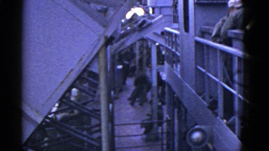 1952: various uniformed soldiers standing on the deck of a ship SAN FRANCISCO