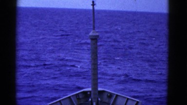 1952: a boat is seen SAN FRANCISCO, CALIFORNIA