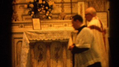 1964: religious ceremony takes place in a holy building RACINE, WISCONSIN