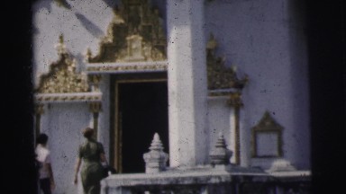 1962: cultural visit to a temple BANGKOK