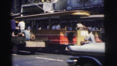 1962: a tram is seen BANGKOK