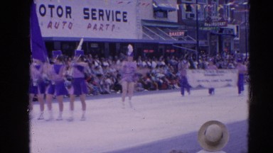 1964: a parade taking place with joy and people are seen enjoying HARVARD