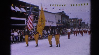 1964: a parade is seen HARVARD, ILLINOIS