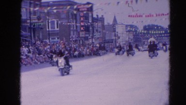 1964: a bike parade is seen HARVARD, ILLINOIS