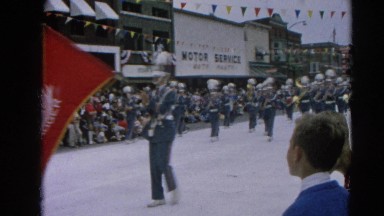 1964: a parade is seen HARVARD, ILLINOIS