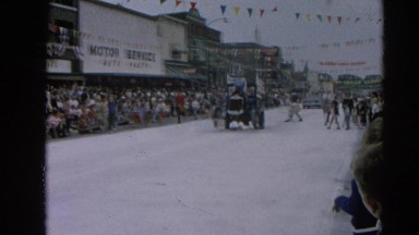 1964: parade scene is seen HARVARD, ILLINOIS