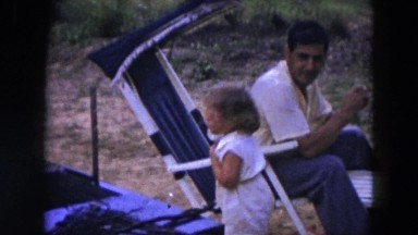 1956: outdoor party with family HICKSVILLE, NEW YORK