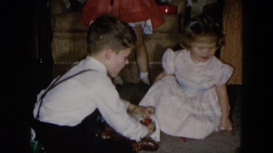 1956: children are seen christmas morning HICKSVILLE, NEWYORK