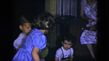 1951: children are seen indoors playing CLEVELAND, OHIO