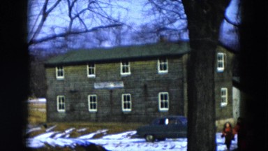 1956: a house in the county winter time HICKSVILLE, NEW YORK