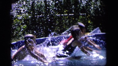 1964: enjoying group bath in childhood days is always amazing and full of fun