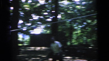 1964: playing badminton with friends. CAMDEN NEW JERSEY
