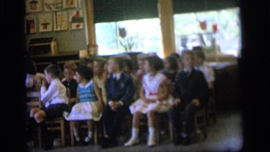 1964: school children sitting in classroom ready to learn CAMDEN, NEW JERSEY