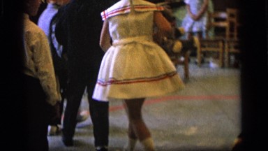 1964: kids playing game in a party CAMDEN NEW JERSEY