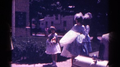 1966: a ceremony is seen DANVILLE, ILLINOIS