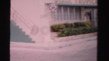 1955: the cars in parking lot of two story motel MIAMI, FLORIDA