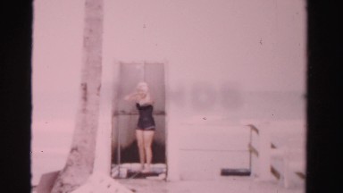1955: woman is seen posing MIAMI, FLORIDA