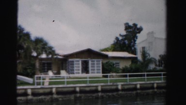 1955: residential area is seen MIAMI, FLORIDA