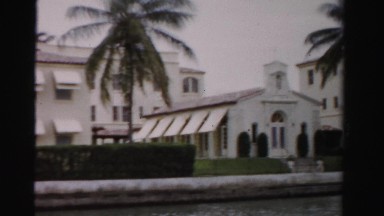 1955: residential area is seen MIAMI, FLORIDA