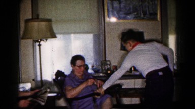 1961: boy brings cookie for the whole family HAGERSTOWN, MARYLAND