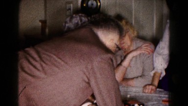 1961: an indoor family party is seen HAGERSTOWN, MARYLAND