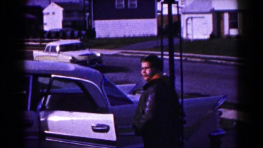 1961: fifties boy and car HAGERSTOWN, MARYLAND