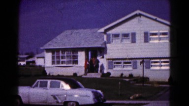 1961: residential area is seen HAGERSTOWN, MARYLAND