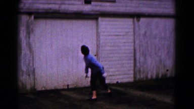 1961: Playing Catch with Friend in Hagerstown, Maryland