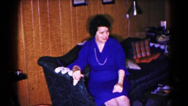 1961: Woman Posing Outdoors in Hagerstown, Maryland