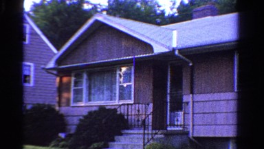 1958: suburban house bi level home sunken 2 car garage. MINNESOTA