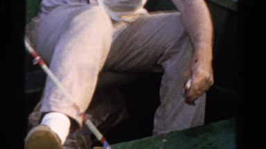 1958: construction area beside mud MINNESOTA